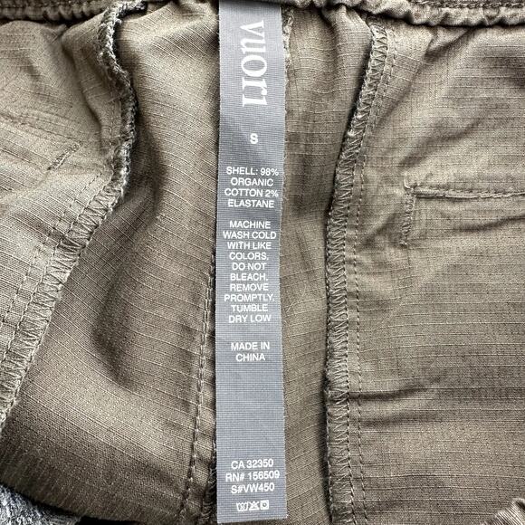Vuori Vintage Ripstop Pant Dura Terra Cotton Pockets Raw Hem Dark Oregano Small - Picture 3 of 5